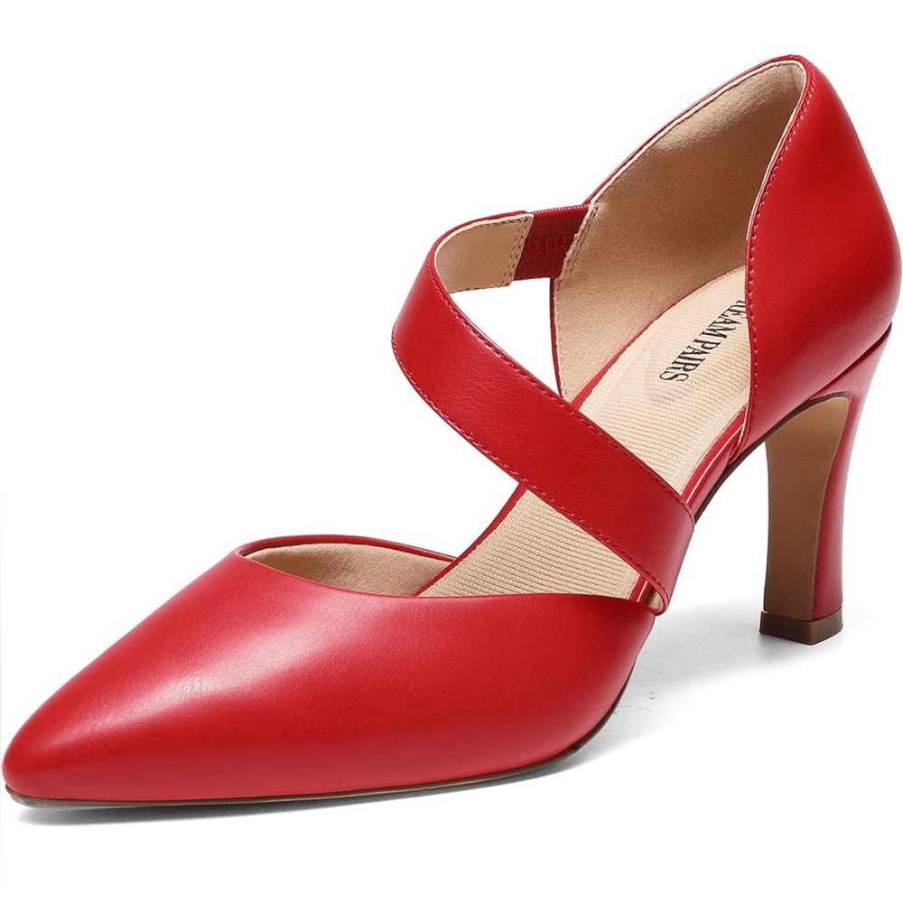 Dream Pairs red pumps 9 - Picture 7 of 9